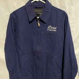 Deus Ex Machina - Venice Coach Jacket - Navy Mens Medium